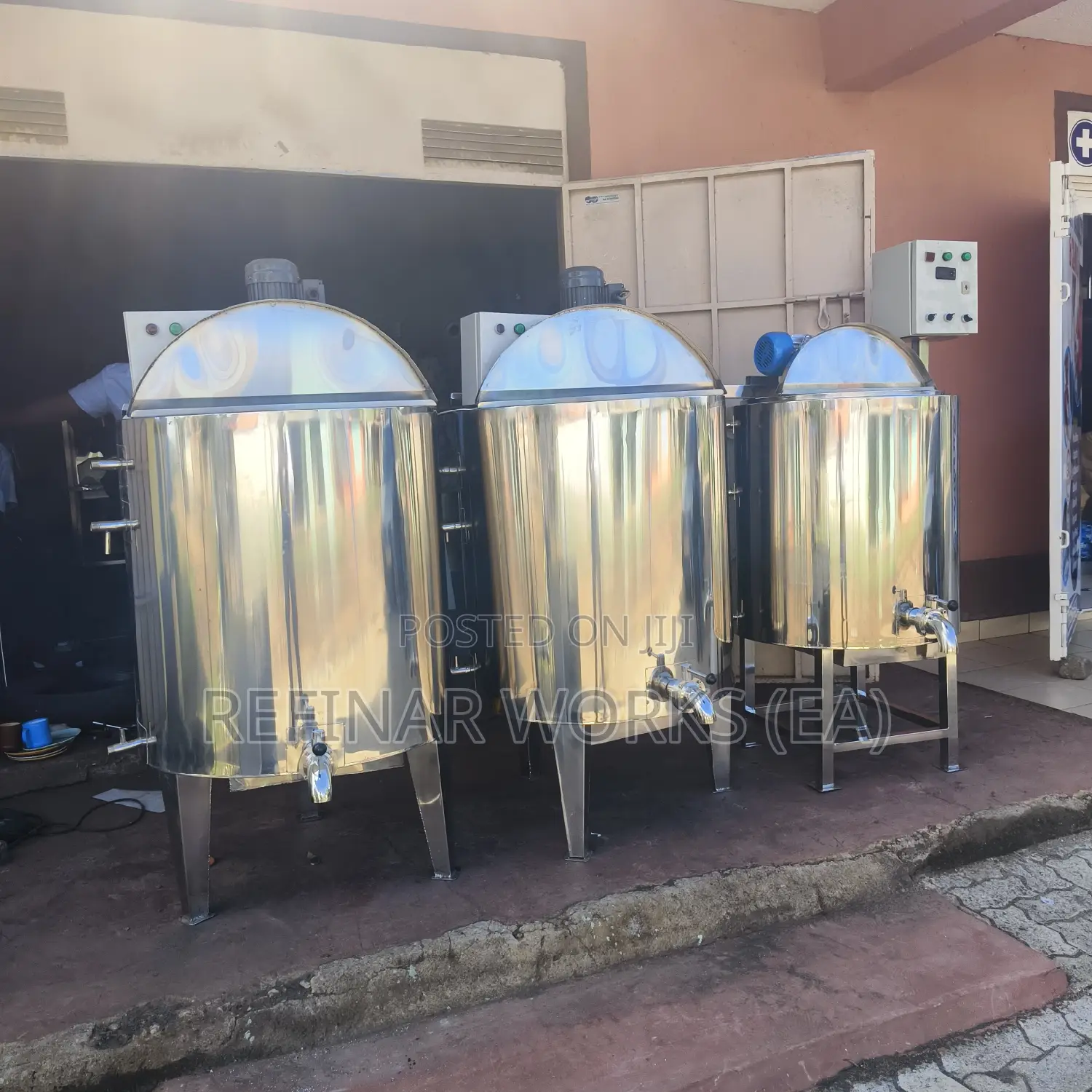 Milk Pasteurizer - Dairy Industries - Mixer/ Boiler