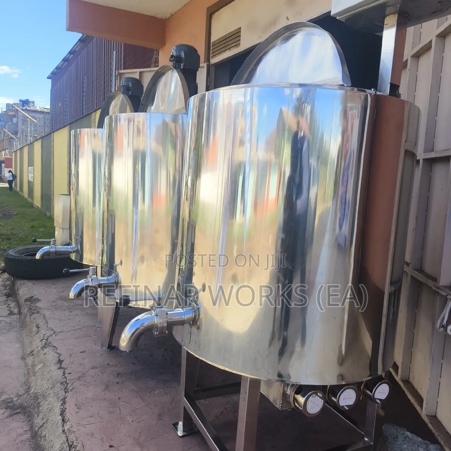 Milk Pasteurizer - Dairy Industries - Mixer/ Boiler