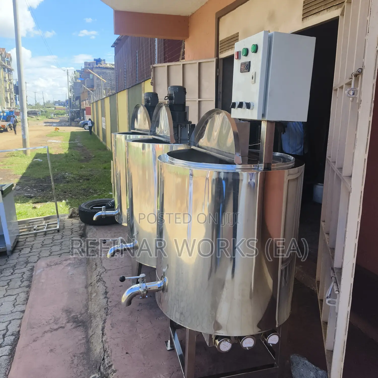 Milk Pasteurizer - Dairy Industries - Mixer/ Boiler