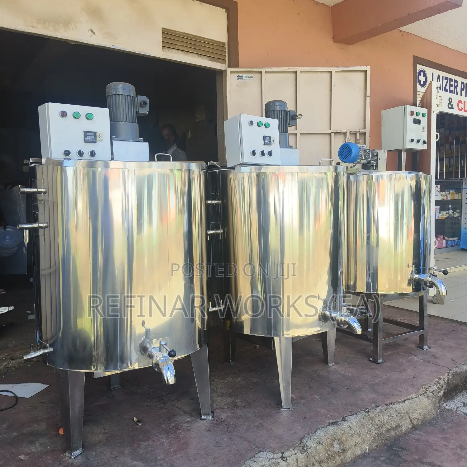 Milk Pasteurizer - Dairy Industries - Mixer/ Boiler