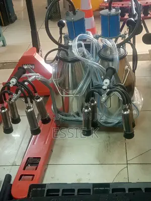 Stainless Steel Double Cow Milking Machine
