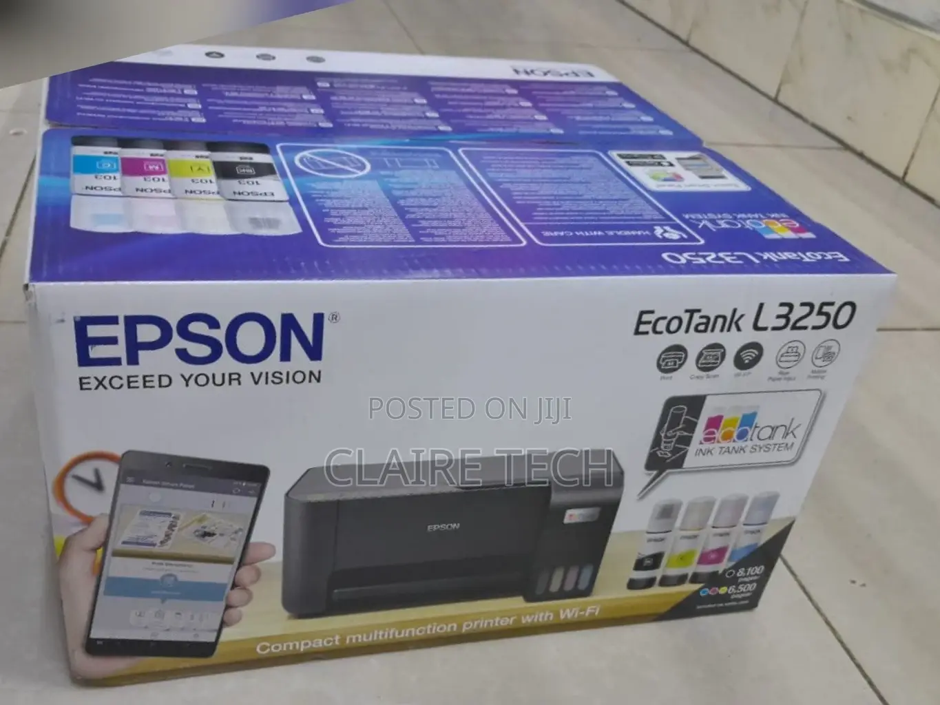 Exceed Your Vision With Epson L3250 Ink Jet Printer