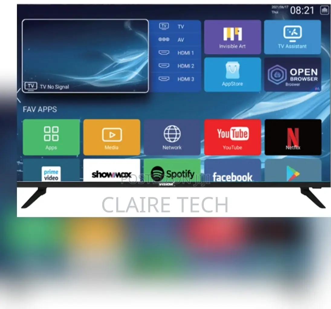 Royal 43 Inches Smart Android Flameless Tv With Bluetooth