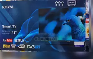 Royal 43 Inches Smart Android Flameless Tv With Bluetooth