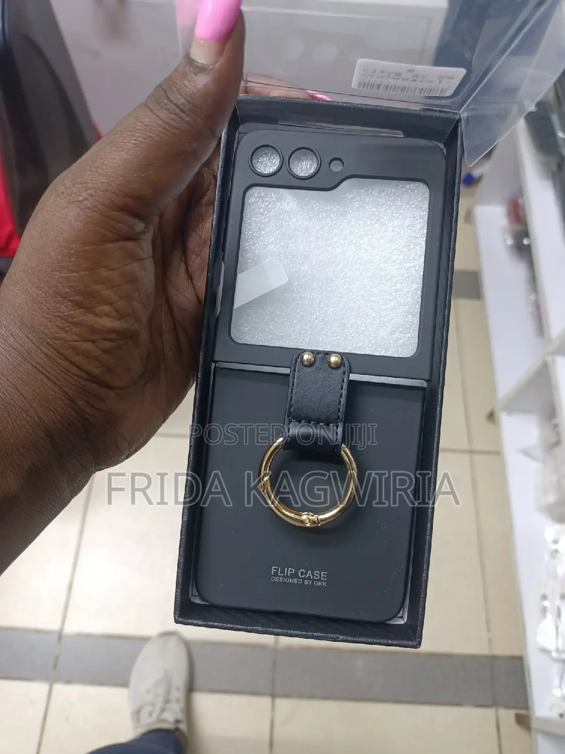 Samsung Galaxy Flip 5 Silicone Case With Back Ring