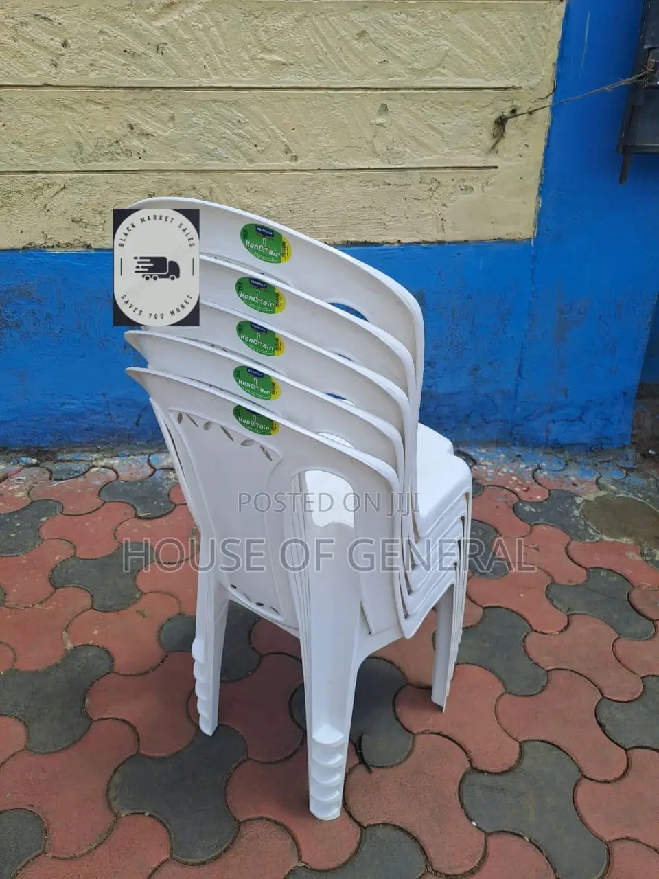 Good Quality Kenpoly Armless Plastic Chairs