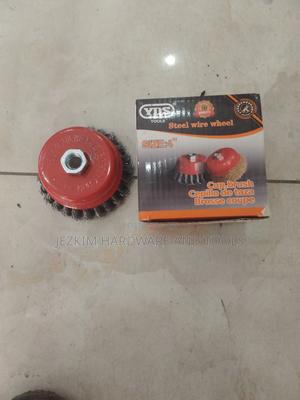 Soft and Hard Wire Cup Brush 4" - thumbnail 2