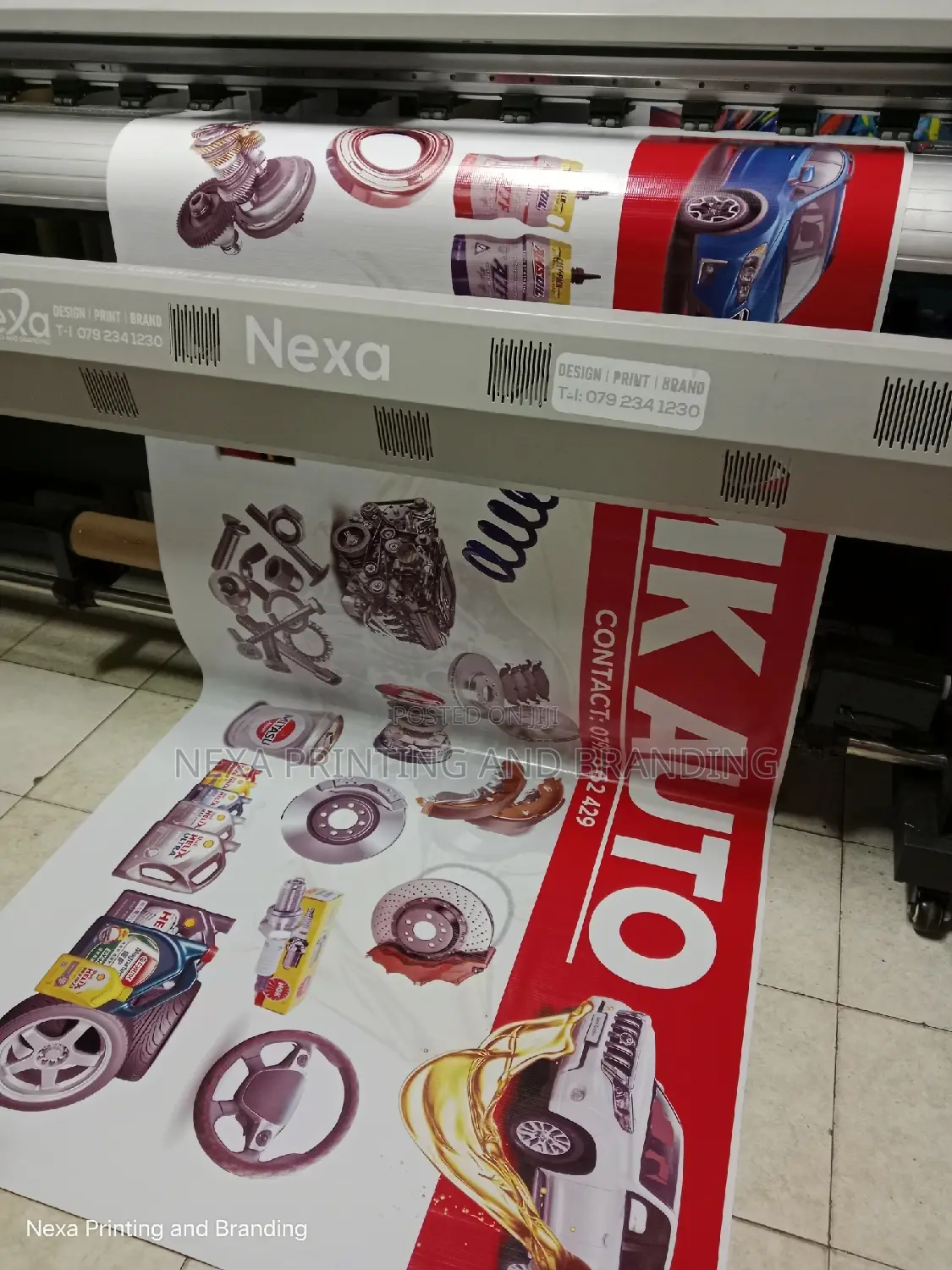 Vehicle Spare Parts Shop Banner