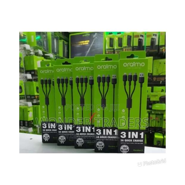 Oraimo Phone Charging 3 in 1 Cable - main view