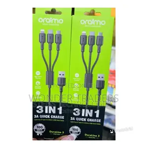 Oraimo Phone Charging 3 in 1 Cable