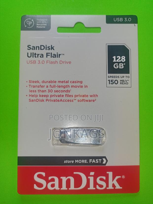 128 GB Sandisk Flashdrive - main view