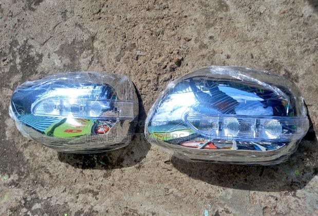 Chrome Side Mirror Covers for Toyota Prado 120