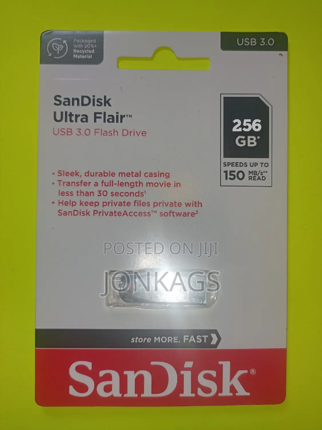 256 Gb Sandisk Flashdrive