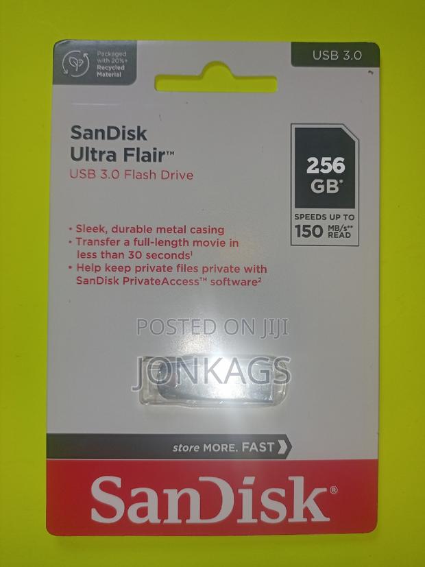 256 GB Sandisk Flashdrive