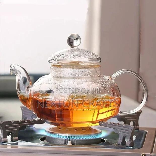 Heat Resistant Glass Teapot - thumbnail 2