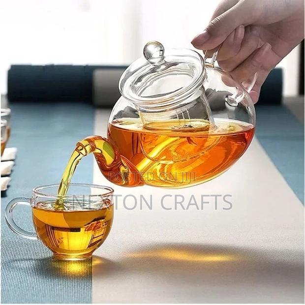 Heat Resistant Glass Teapot - thumbnail 4