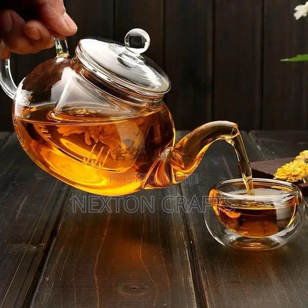 Heat Resistant Glass Teapot - main view