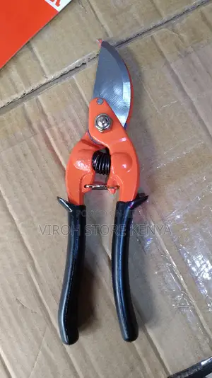 Heavy Duty Prunings Scissors With Rubber Handle