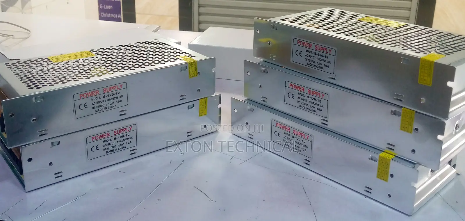 CCTV Power Supply DC 12V 10A 120W Open