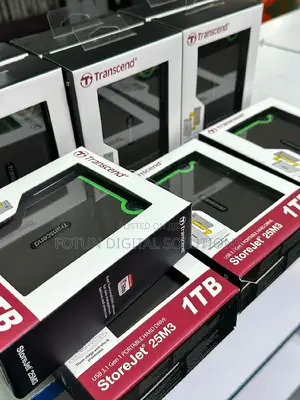 1terabyte Transcend External Hard Drive