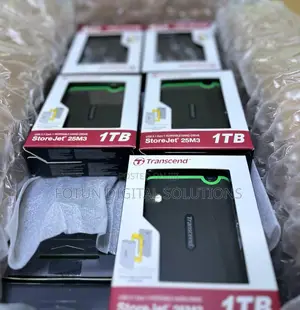 1terabyte Transcend External Hard Drive