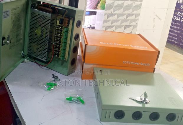 Quality 12v 10a Closed Power Supply Unit for 8 Cameras - main view