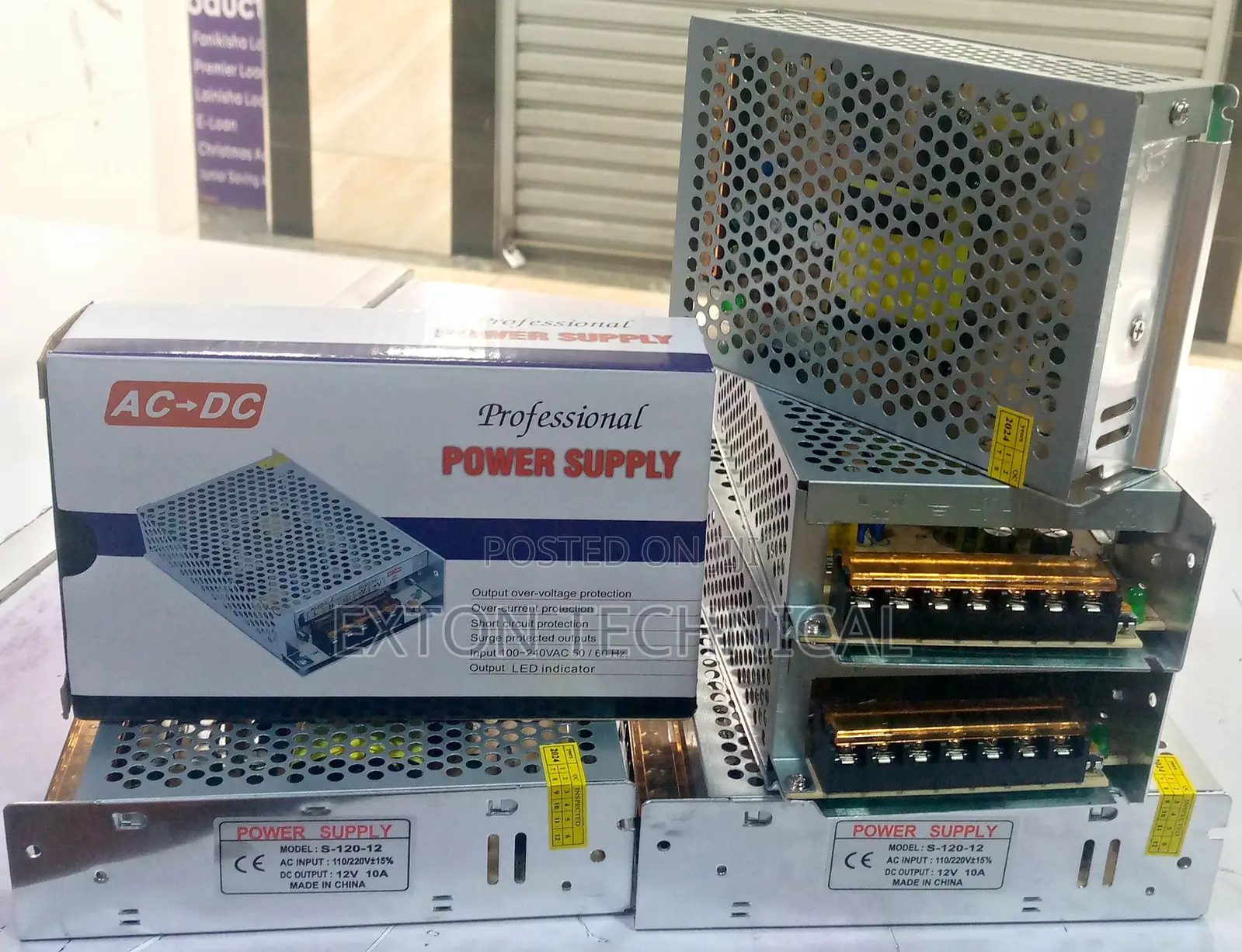 S-120-12 DC 12V 10A Mini Regulated Switching Power Supply