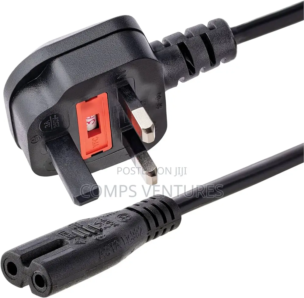 2 Pin Power Cable- Laptop Adapter/Camera/Printer