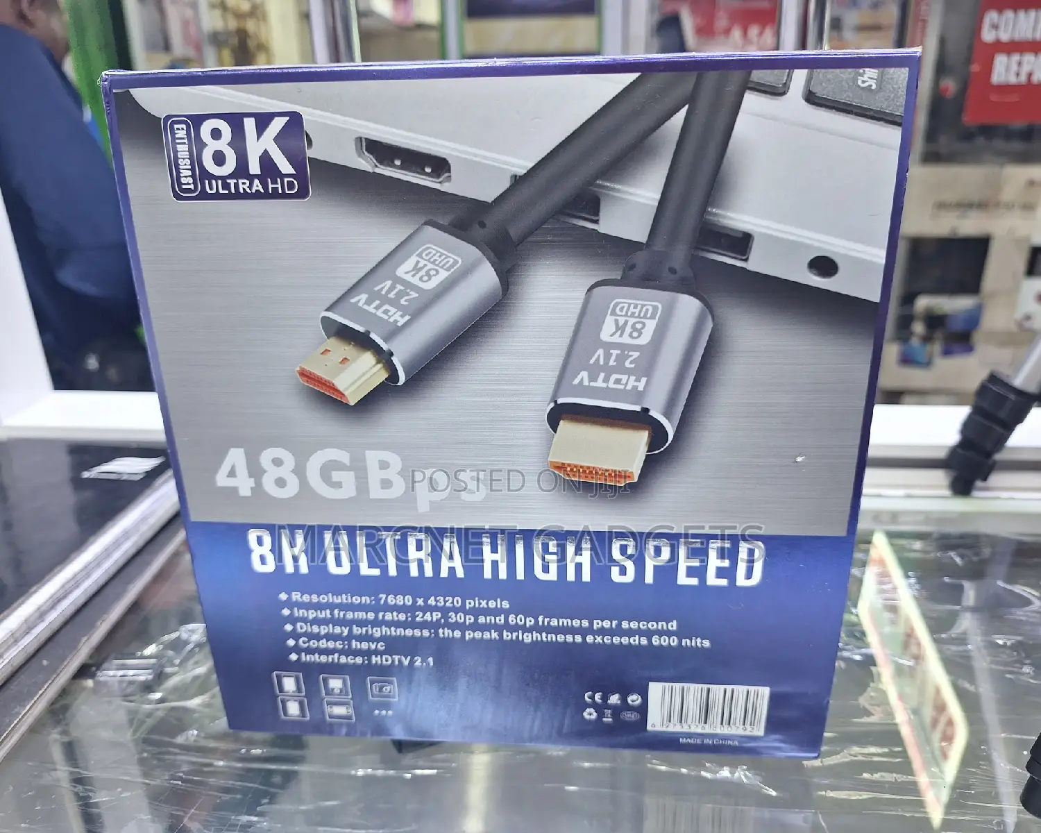 20M Ultra High Speed Hdmi Cable 48 GBPS 2.1 Interface