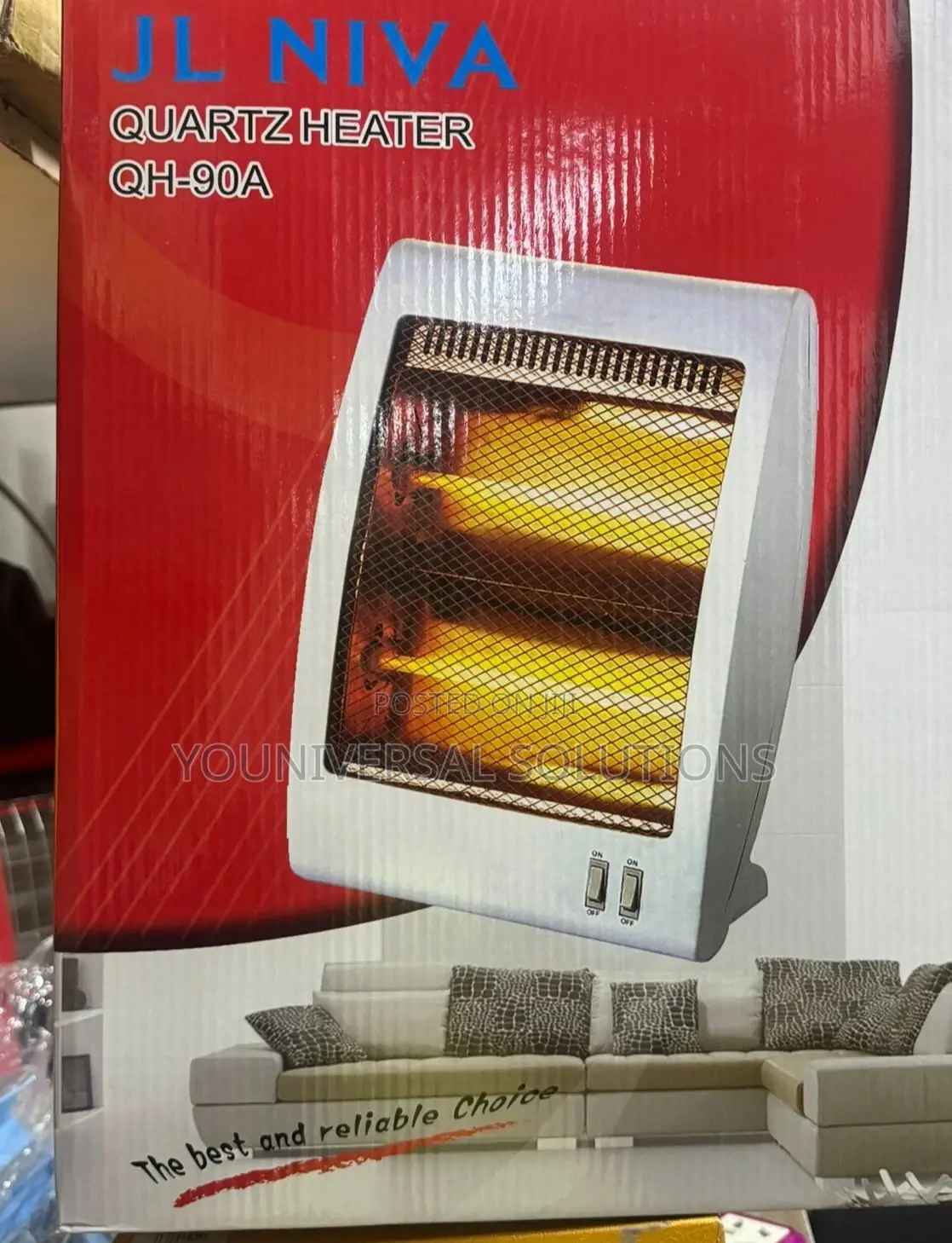 2 Bar Heat Settings Room Heater