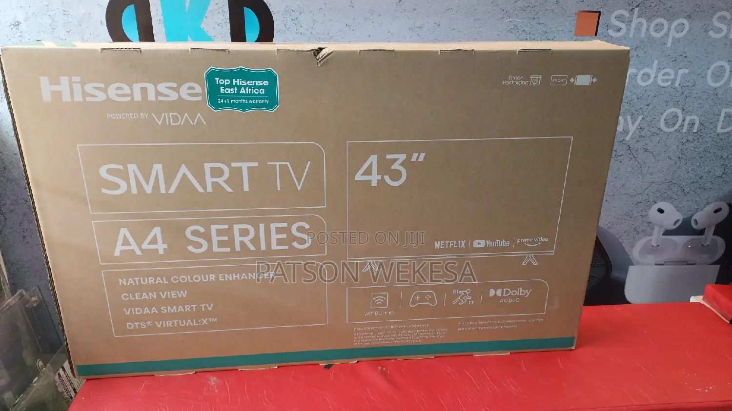 Hisense 43a4k 43 Inch FHD Smart Tv