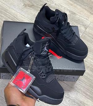 Air Jordan 4 Black Cat Unisex Sneakers - thumbnail 2