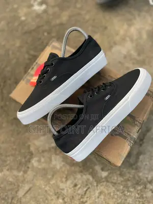 Double Sole Vans Black White Sole Unisex