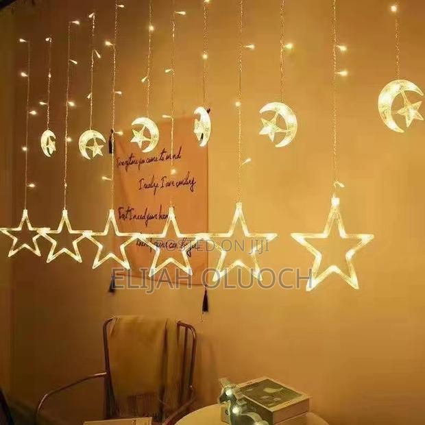 *Moon and Star Fairy String Lights