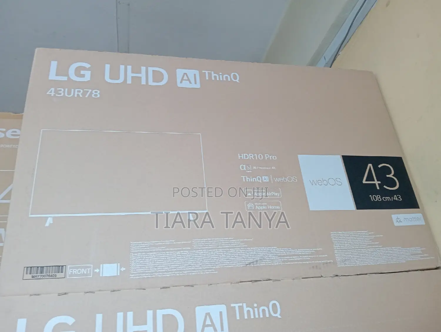 Lg, Uhd Tv, 43 Inch Ur78 Series, Webos Smart Ai