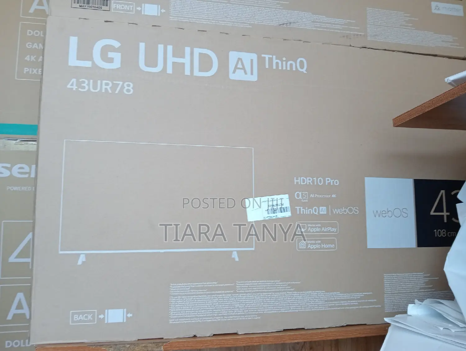 Lg, Uhd Tv, 43 Inch Ur78 Series, Webos Smart Ai