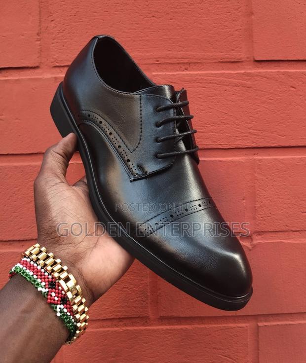 Quality Leather Official Shoes Lace Up - thumbnail 2