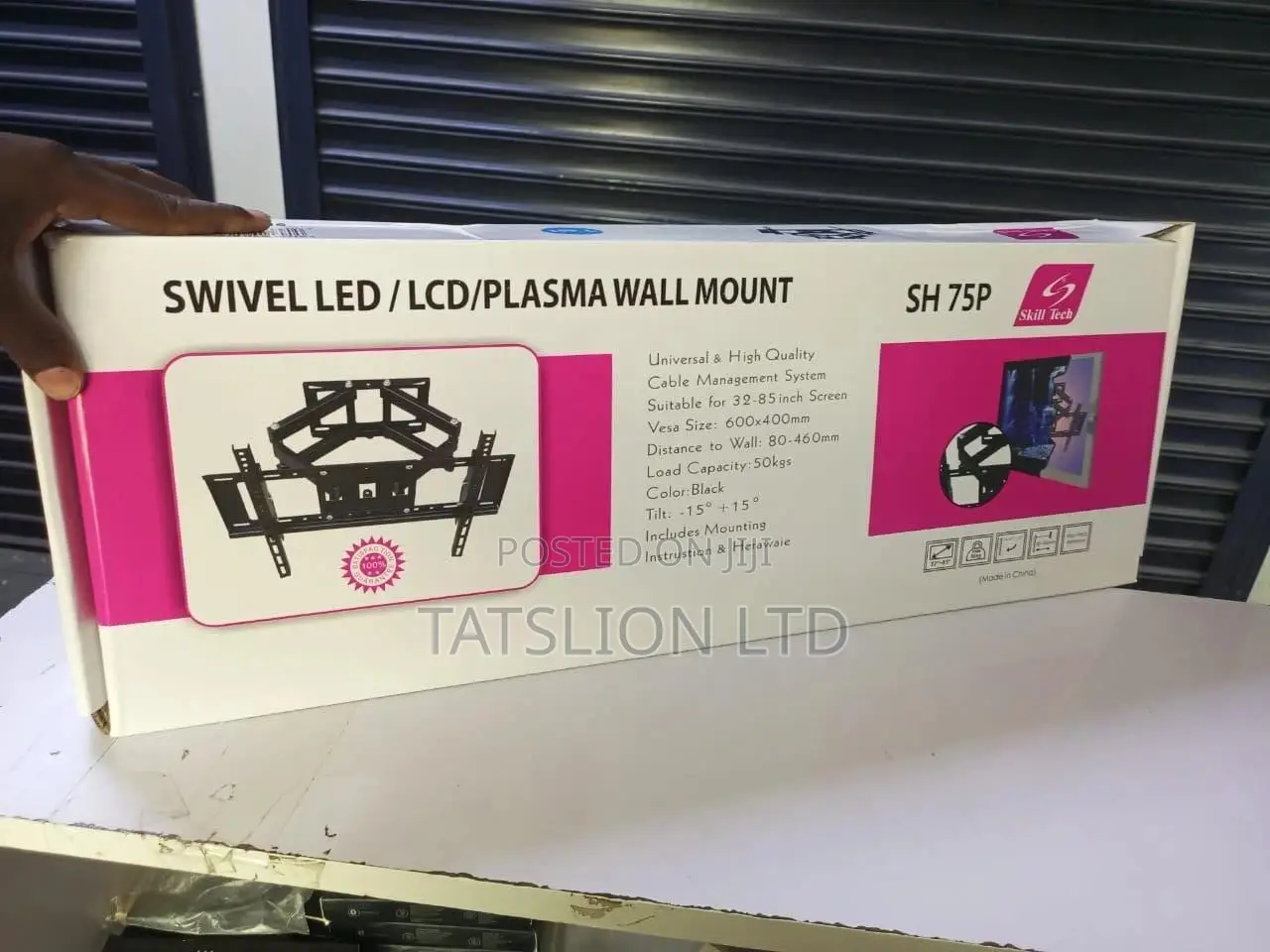 Swivel TV Wall Mount Bracket for 32"-85 Double Arm