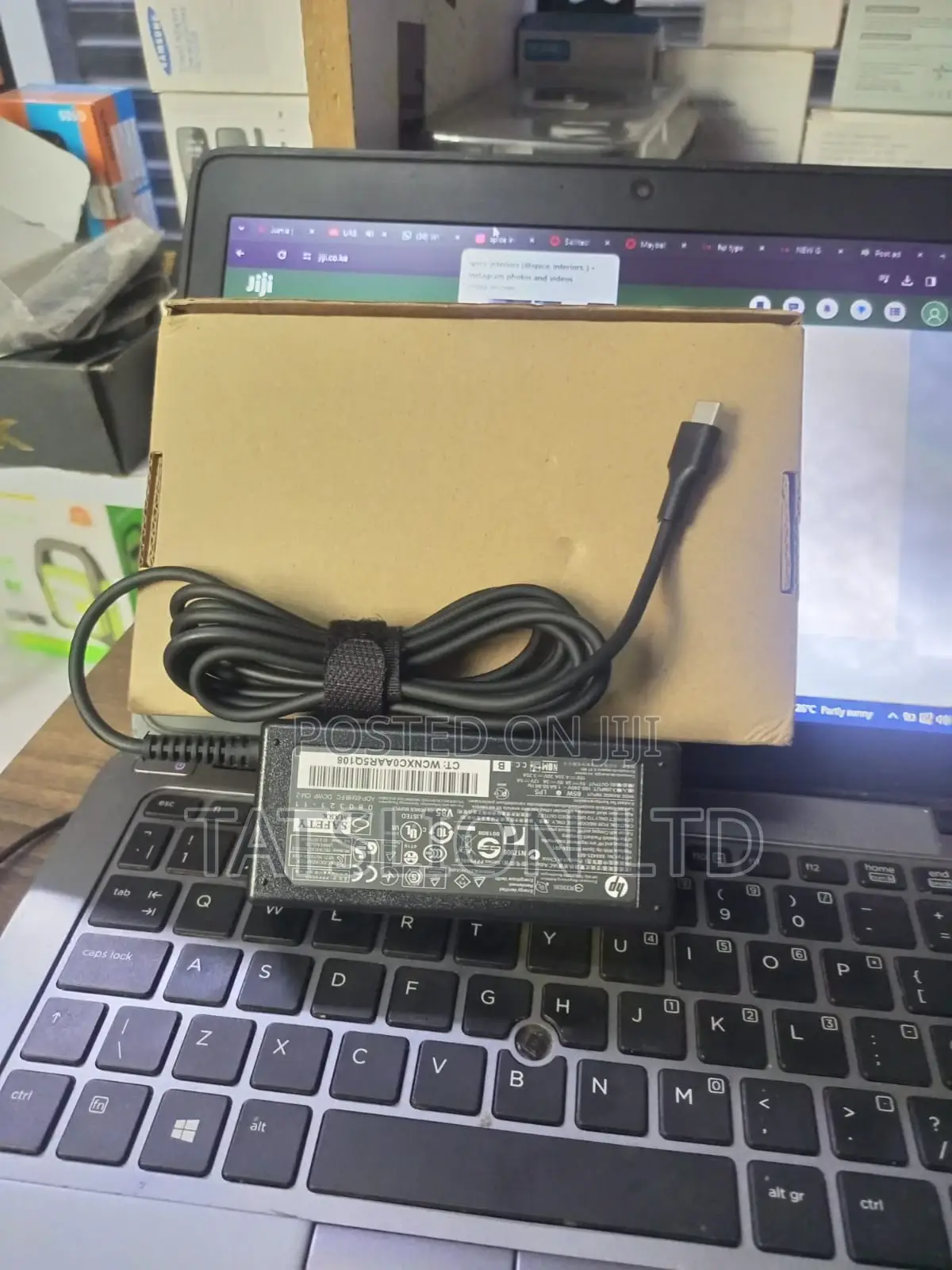 Hp Type C Charger 65 Watts
