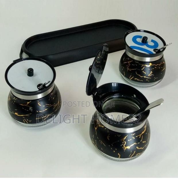 3 in 1 CONDIMENTS Set Glass - thumbnail 2