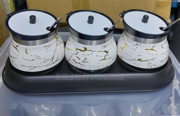 3 in 1 CONDIMENTS Set Glass - thumbnail 3