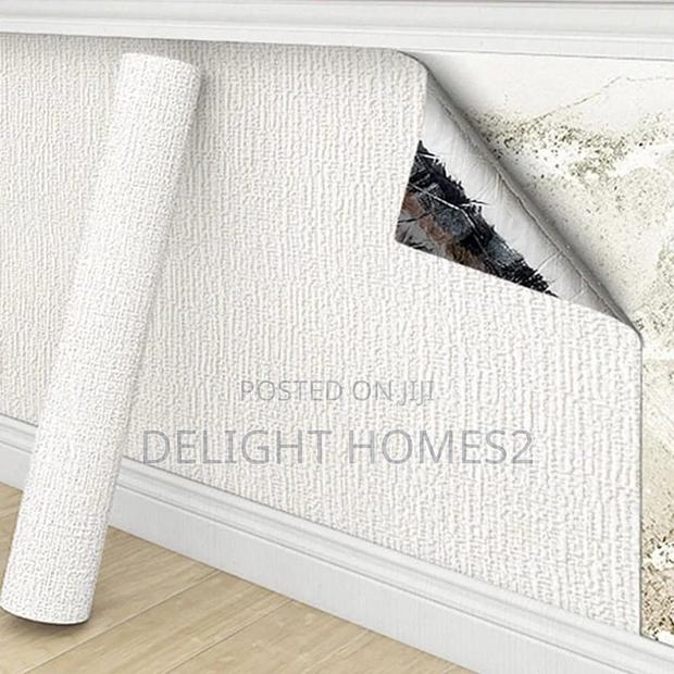 WALLPAPER TEXTILED Sticker Linen Style