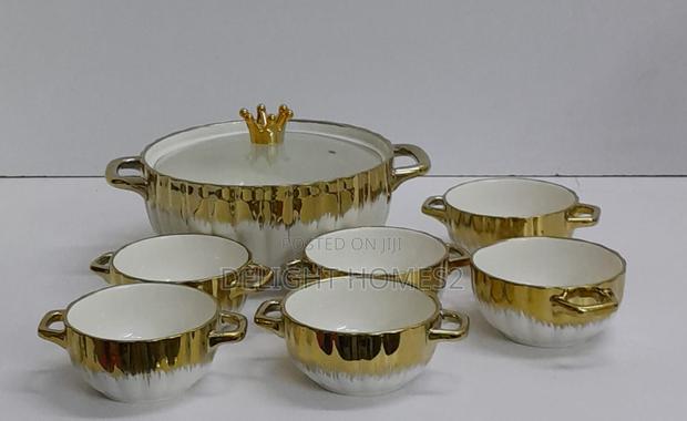 Seven PCS Soup Tureen Set - thumbnail 4