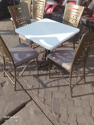 Restaurants Chairs and Square Table