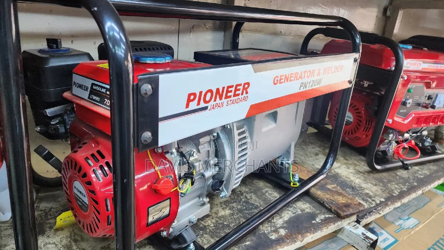 Pioneer 7.0hp Generator With Welding Capacity