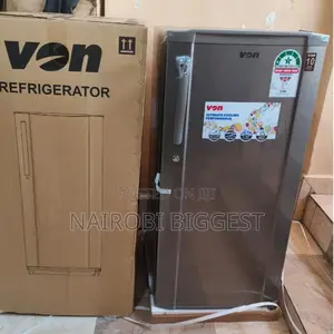 New Von Von,Vars-23dhs Single Door Fridge 185l - Silver