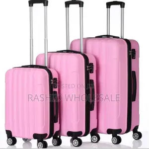 3in1 Luxurious Rubber 3pcs Traveling Suit Case