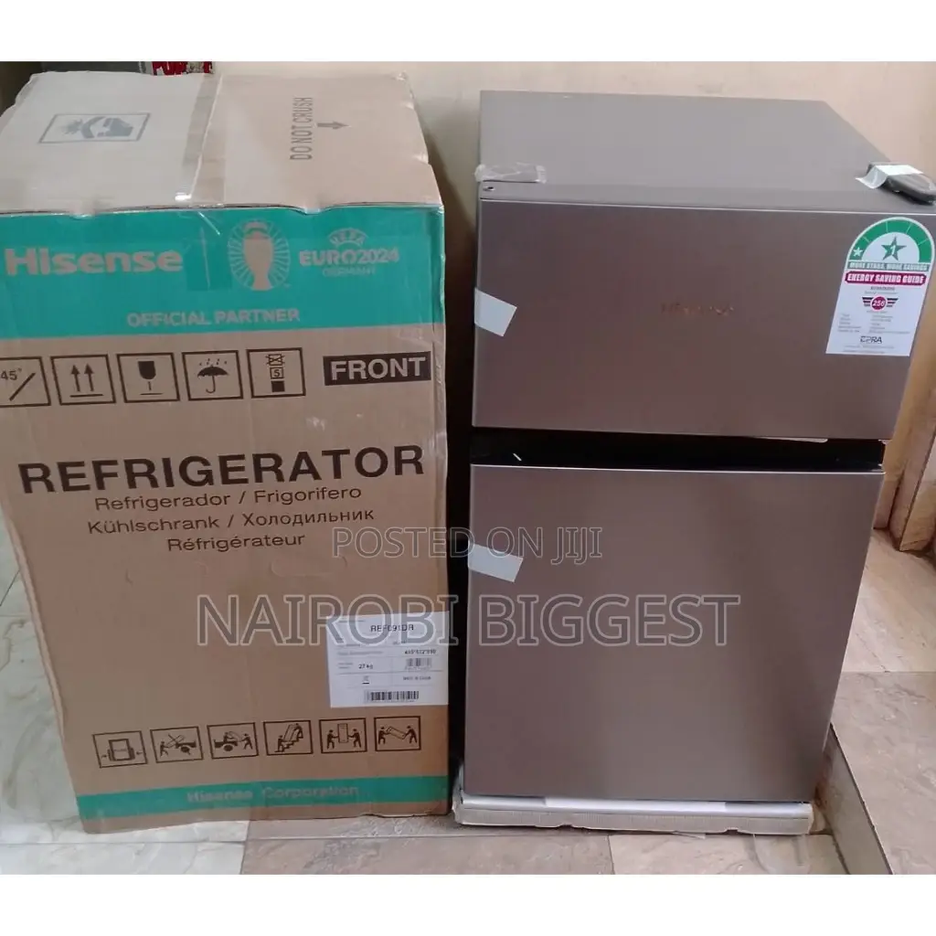 Good Working Hisense 91 Litres Double Door Refrigerator