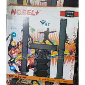 Nobel Tall Boy Speakers-bt Hometheare-55000w Pmpo- Nb 2040
