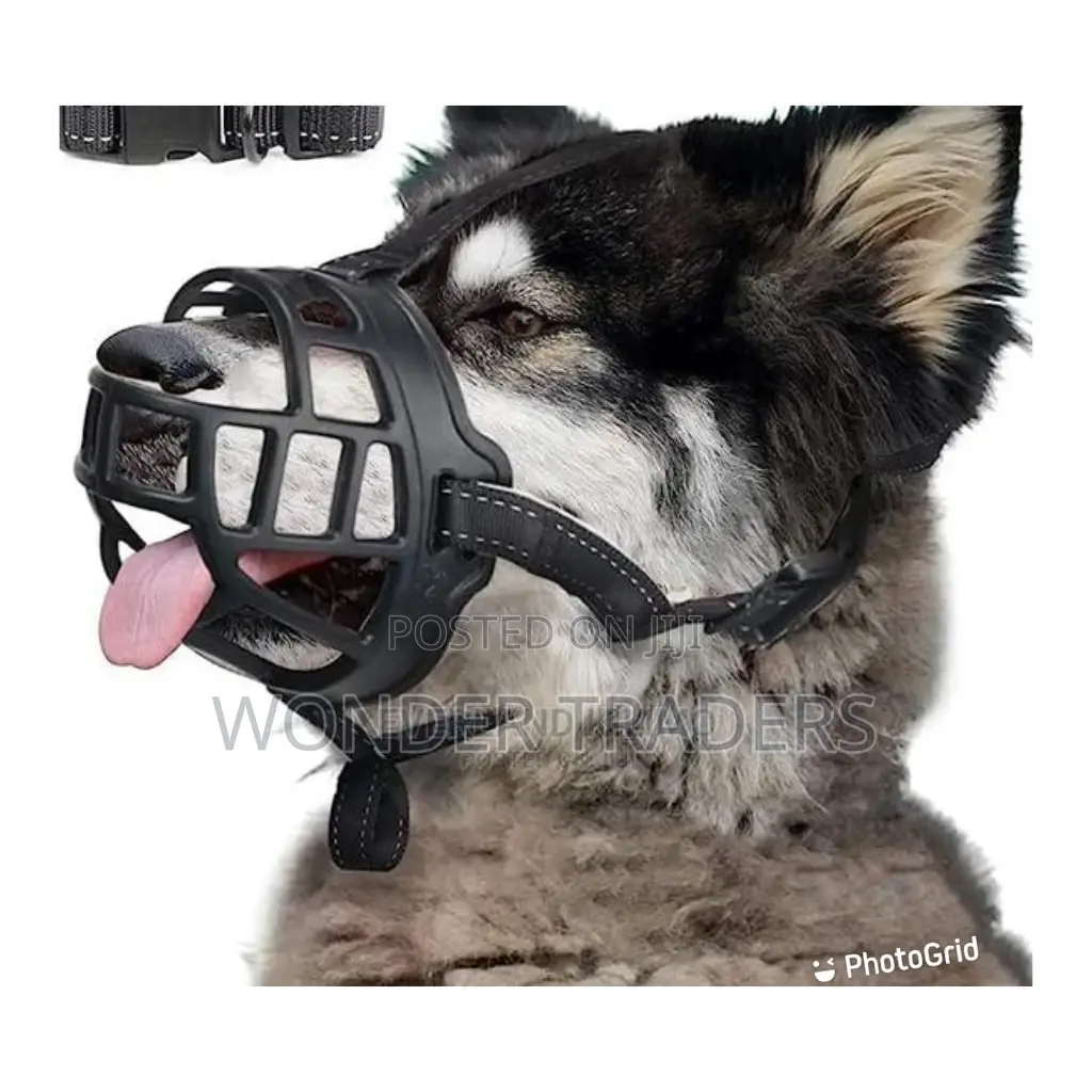 Basket Dog Muzzle Black Silicone - XXL